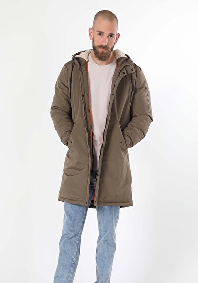 Image de Manteau Beige Regular Fit Homme