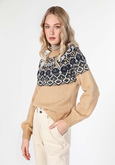 Image de Pull Beige Regular Fit   Femme