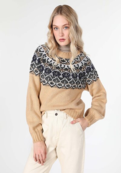 Image de Pull Beige Regular Fit   Femme