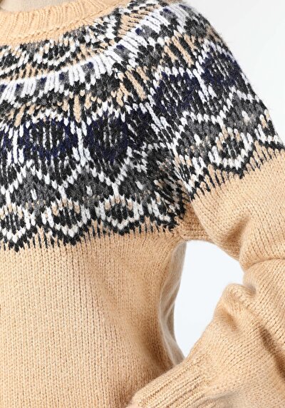 Image de Pull Beige Regular Fit   Femme