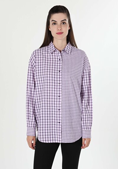 Image de Chemise À Manches Longues Violet    Femme