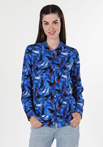 Image de Chemise À Manches Longues Multicolou    Femme