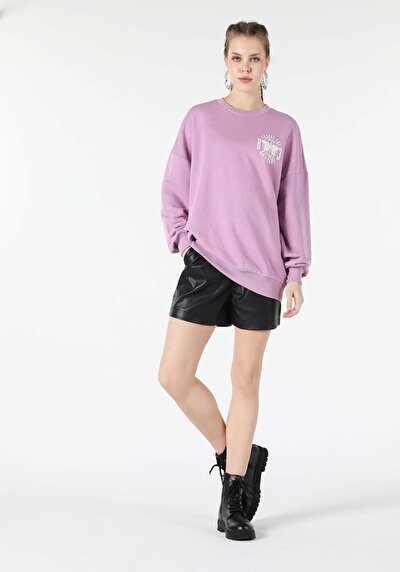 Image de Pull-over Violet Oversize Fit  Femme