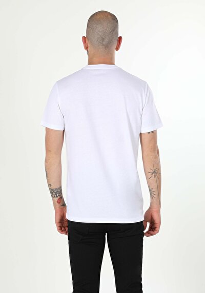 Image de T-shirt À Manches Courtes Blanc Regular Fit  Homme