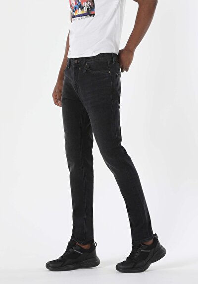 Image de 044 Karl Pantalon Marine Straight Leg  En  Straight Fit Homme