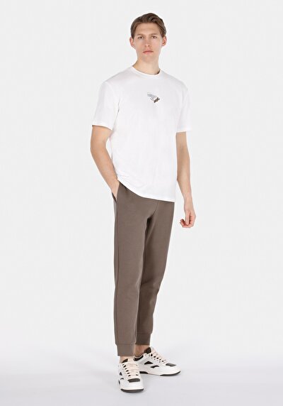 Image de T-shirt À Manches Courtes Blanc Comfort Fit Jakarli Homme