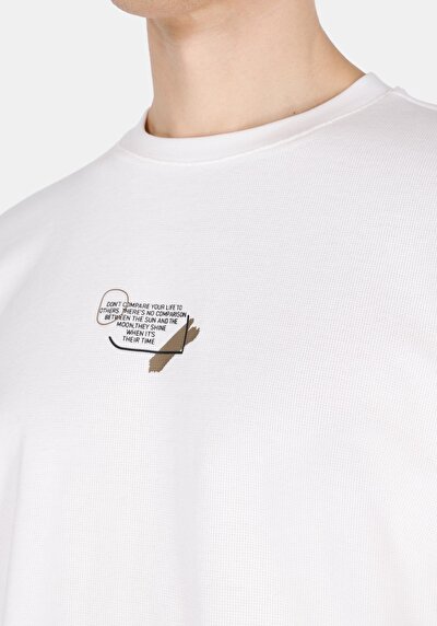Image de T-shirt À Manches Courtes Blanc Comfort Fit Jakarli Homme
