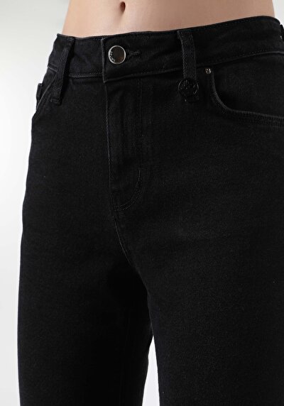 Image de 703 Carla Pantalon Noir   En  Slim Fit Femme