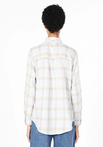 Image de Chemise À Manches Longues Beige Regular Fit Femme