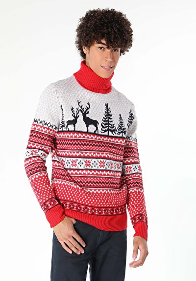 Image de Pull Rouge Regular Fit   Homme
