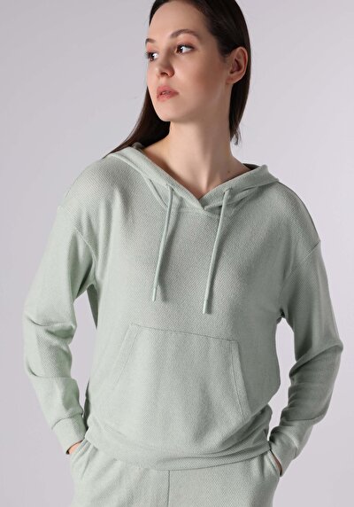 Image de T-shirt À Manches Longues Vert Regular Fit  Femme