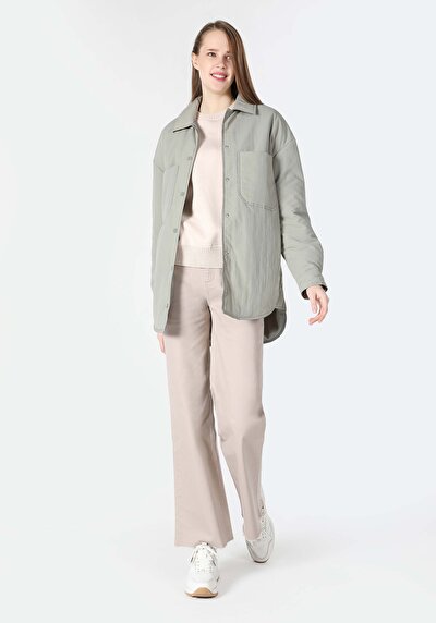 Afficher les détails de Veste Vert Regular Fit    Femme