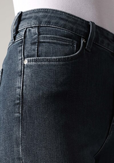 Afficher les détails de 759 Lara Pantalon Bleu Foncé   En  Skinny Fit Femme