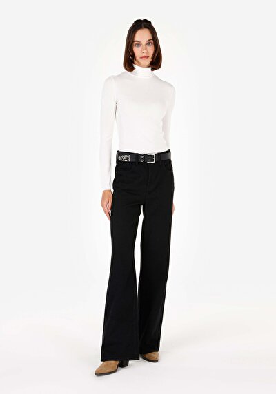 Image de Pull Blanc Slim Fit Manches Longues  Femme