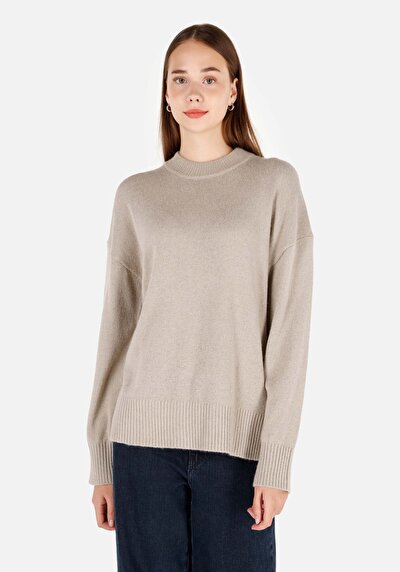 Image de Pull Vert Regular Fit Manches Longues  Femme