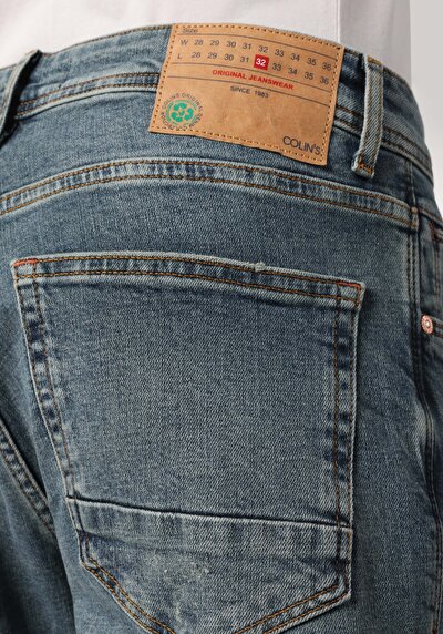 Afficher les détails de 044 Karl Pantalon Bleu   En  Straight Fit Homme