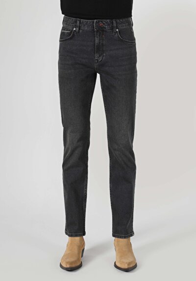 Image de 045 David Pantalon Noir   En  Regular Fit Homme