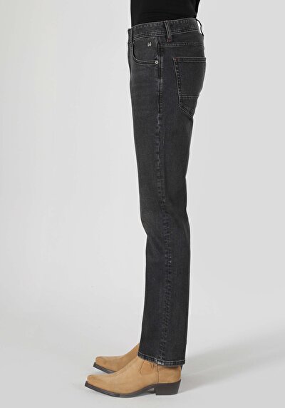 Image de 045 David Pantalon Noir   En  Regular Fit Homme