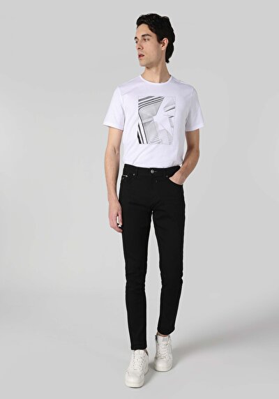 Image de 041 Danny Pantalon Noir En Slim Fit Homme