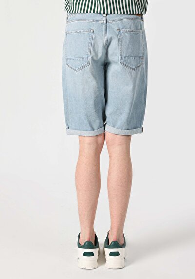 Afficher les détails de Short Bleu Regular Fit Homme