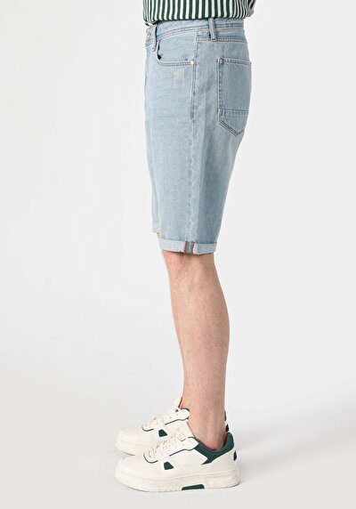 Afficher les détails de Short Bleu Regular Fit Homme
