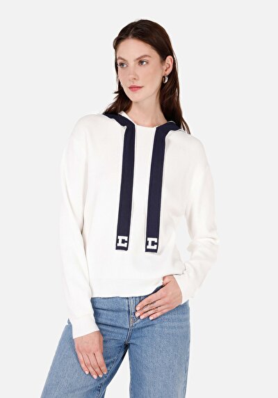 Image de Pull Blanc Regular Fit Manches Longues Femme