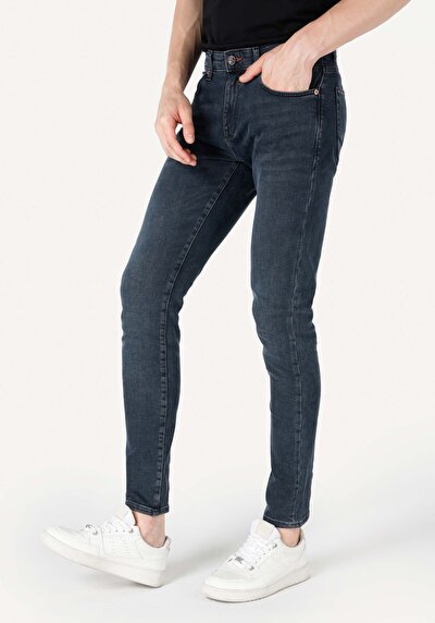 Image de 041 Danny Pantalon Bleu Foncé En Slim Fit Homme