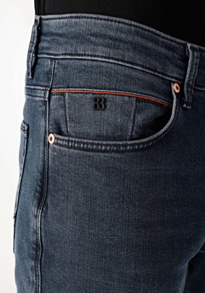 Image de 041 Danny Pantalon Bleu Foncé   En  Slim Fit Homme