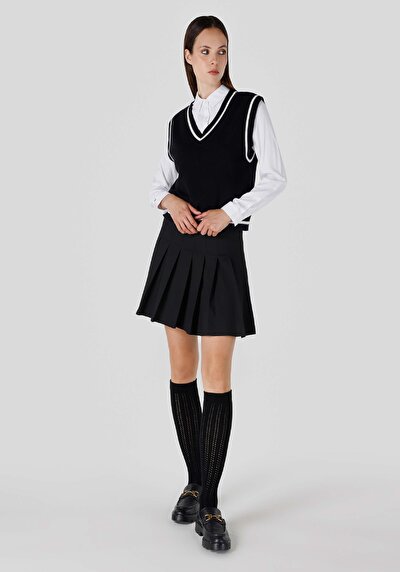 Image de Pull Noir Regular Fit   Femme