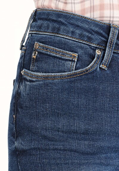 Image de 703 Carla Pantalon Marine   En  Slim Fit Femme