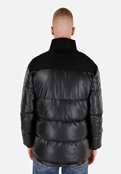Afficher les détails de Veste Pu Noir    Homme