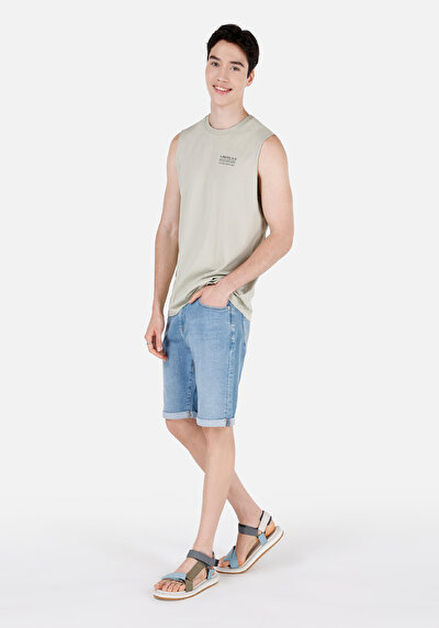 Afficher les détails de Athlète Vert Regular Fit Homme