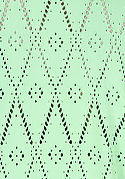 Afficher les détails de T-shirt À Manches Courtes Vert Regular Fit Droit Femme