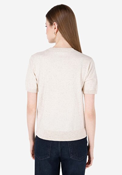 Image de Tricot Ecru Regular Fit  Femme
