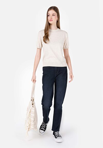 Image de Tricot Ecru Regular Fit Femme