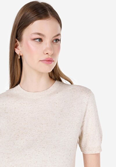 Image de Tricot Ecru Regular Fit  Femme