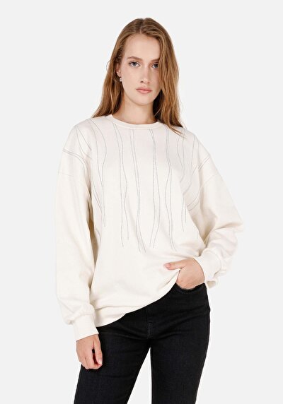 Image de Pull-over Ecru Regular Fit  Femme