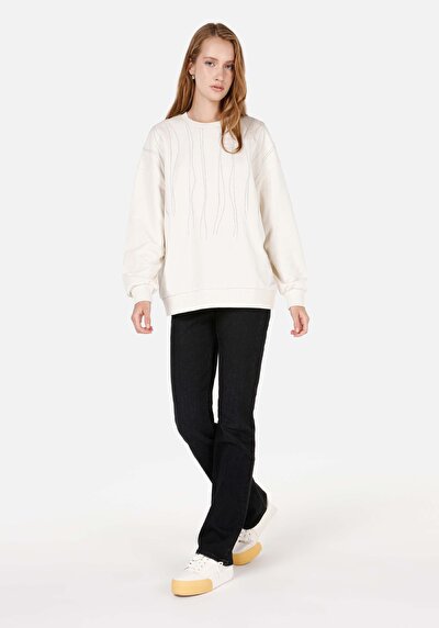 Image de Pull-over Ecru Regular Fit  Femme