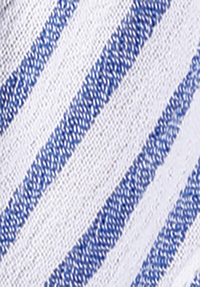Afficher les détails de Chemise À Manches Courtes Bleu Rayé Regular Fit Femme