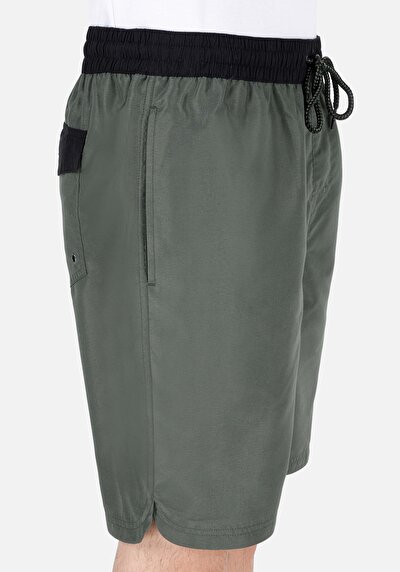 Image de Short De Bain Kaki Slim Fit  Homme