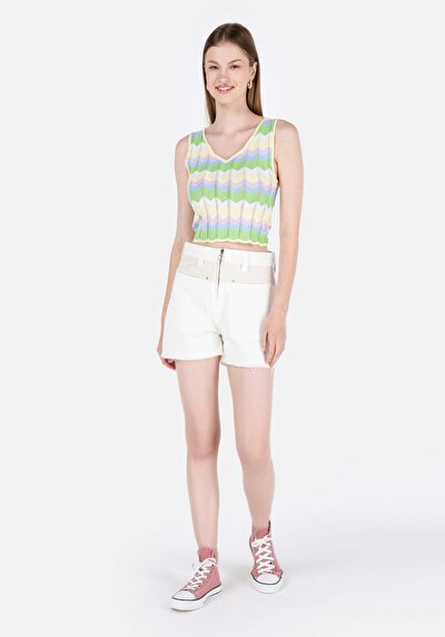 Image de Tricot Multicolou Slim Fit Femme