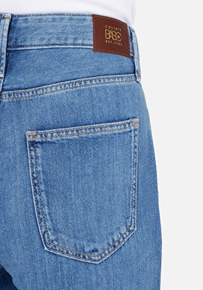 Afficher les détails de 970 Berry Pantalon  Wide Leg High Rise En  Regular Fit Femme