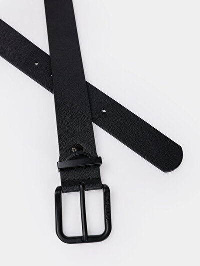Image de Ceinture Noir Modern Fit Homme