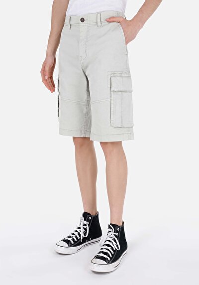 Afficher les détails de Short Blanc Regular Fit Homme