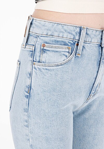 Image de 771 Emery Pantalon Bleu   En  Regular Fit Femme