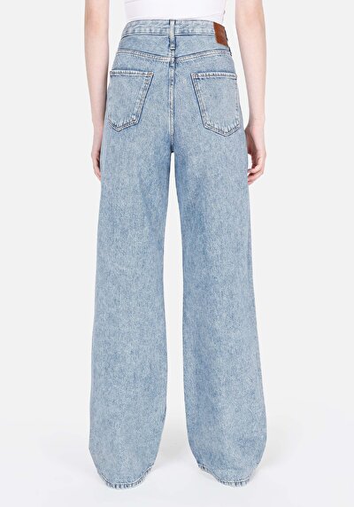 Image de 970 Berry Pantalon Bleu En Regular Fit Femme