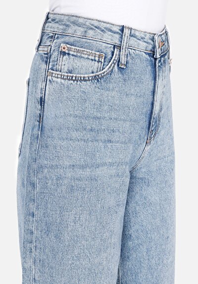 Image de 970 Berry Pantalon Bleu   En  Regular Fit Femme
