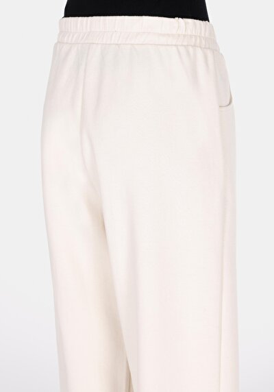 Afficher les détails de Pantalon De Survêtement Blanc Regular Fit Femme