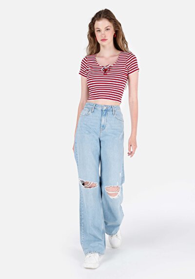 Image de 970 Berry Pantalon En Regular Fit Femme