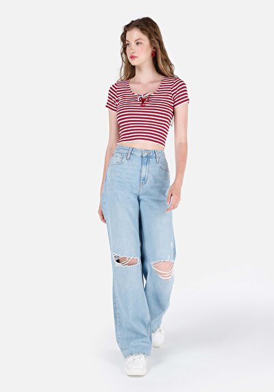 Image de 970 Berry Pantalon En Regular Fit Femme